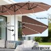 Outdoor Umbrella, Sunshade Umbrella, Terrace Umbrella, Tan