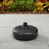 14 Inch Fillable OPP Resin Umbrella Base Black