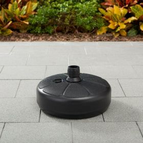 14 Inch Fillable OPP Resin Umbrella Base Black