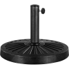 30 lb Heavy Duty Iron Patio Umbrella Base 18" for Outdoor, Black
