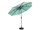 Aluminium 10ft 3 Tier Auto-tilt Umbrella ,Outdoor Patio Umbrella - Market Table Pool Deck Umbrella (Base Not Included) - ( Light green )