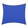 16' x 20' Sun Shade Sail Canopy Outdoor Shade Sail Cloth for Patio Deck Yard with D-Rings and Rope Included, Blue