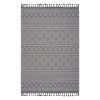 6X9 Grey/White /Geometric Indoor/Outdoor Area Rug