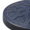 18" 26 lbs Round Resin Umbrella Base Stand Market Parasol Holder with Beautiful Decorative Pattern & Easy Setup, for Φ1.5", Φ1.89" Pole, for Lawn