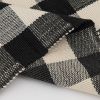 24" x 36" Black White Outdoor Layering Rug