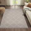 4X6 Ivory /Trellis Indoor/Outdoor Area Rug