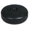 14 Inch Fillable OPP Resin Umbrella Base Black