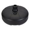 14 Inch Fillable OPP Resin Umbrella Base Black