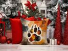 Bear Pride Throw Pillow Machine Washable, Indoor Outdoor Decorative Pillow for Couch, Bed or Patio, 14Hx14W