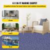 Deep Blue Marine Carpet 5.9 ft x 36 ft Marine Carpeting Marine Grade Carpet for Boats with Waterproof Back Outdoor Rug for Patio Porch Deck Garage Out