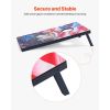 Cornhole Set, 3x2 ft Corn Hole Game Boards, MDF Wood Portable Toss Board, Indoor and Outdoor Cornhole Play for Adults, Include 8 Bean Bags and Carryin
