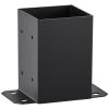 4x4 Post Base 2 Pcs, Inner Size 3.6"x3.6" Post Base Brackets