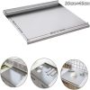 XXL cooked meat baking tray, double-sided cutting board, stainless steel rolling plate, breakfast tray, suitable for fruits, vegetables, meats