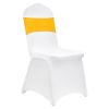 Stretch Spandex Folding Chair Covers, Universal Fitted Chair Cover with Chair Sashes, Removable Washable Protective Slipcovers, for Wedding, Holiday