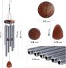 Large Aluminium Wind Chimes 37 Inches to Create a Zen Atmosphere Suitable for Outdoor, Garden