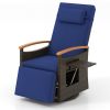 Patio Rattan 360Â° Swivel Recliner Chair with Adjustable Backrest and Footrest