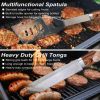 22PCS Heavy Duty BBQ Grill Accessories Set, Non-Slip Grill Tools for Outdoor Grill Set Stainless Steel Grill Utensils Set
