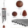 Large Aluminium Wind Chimes 37 Inches to Create a Zen Atmosphere Suitable for Outdoor, Garden