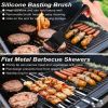 22PCS Heavy Duty BBQ Grill Accessories Set, Non-Slip Grill Tools for Outdoor Grill Set Stainless Steel Grill Utensils Set