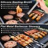 22PCS Heavy Duty BBQ Grill Accessories Set, Non-Slip Grill Tools for Outdoor Grill Set Stainless Steel Grill Utensils Set