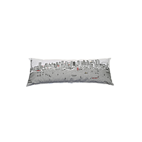 Seattle Outdoor Pillow (Color: Night, size: Queen)