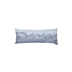 Philadelphia Outdoor Pillow (Color: Day, size: Queen)