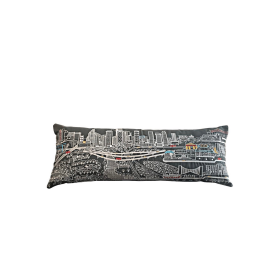 Houston Outdoor Pillow (Color: Night, size: Queen)