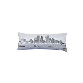 Minneapolis Outdoor Pillow (Color: Day, size: Queen)
