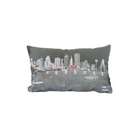 Dallas Outdoor Pillow (Color: Night, size: Queen)