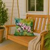 Mississippi Magnolia in Watercolor Throw Pillow Machine Washable, Indoor Outdoor Decorative Pillow for Couch, Bed or Patio, 18Hx18W