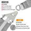 Super Ring 20'x20'x20' Beige Triangle Sun Shade Sail, Commercial Grade UPF50 Canopy, 280 GSM Heavy Duty Fabric, 98% UV Blockage, Reinforced Corners &