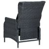 Outdoor Dining Set Dark Grey