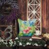 Alaska Forget-me-nots in Watercolor Throw Pillow Machine Washable, Indoor Outdoor Decorative Pillow for Couch, Bed or Patio, 14Hx14W