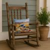 Nevada Sagebrush in Watercolor Throw Pillow Machine Washable, Indoor Outdoor Decorative Pillow for Couch, Bed or Patio, 14Hx14W