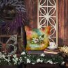 Virginia American Dogwood in Watercolor Throw Pillow Machine Washable, Indoor Outdoor Decorative Pillow for Couch, Bed or Patio, 18Hx18W
